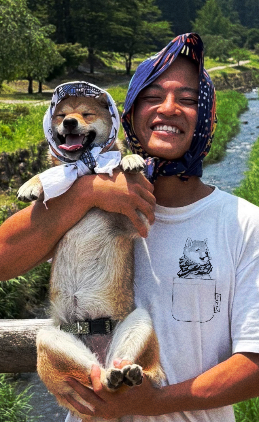 Cute Shiba San Chan Pocket Tee