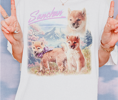 Vintage 80s Japanese Landscape Graphic Tee