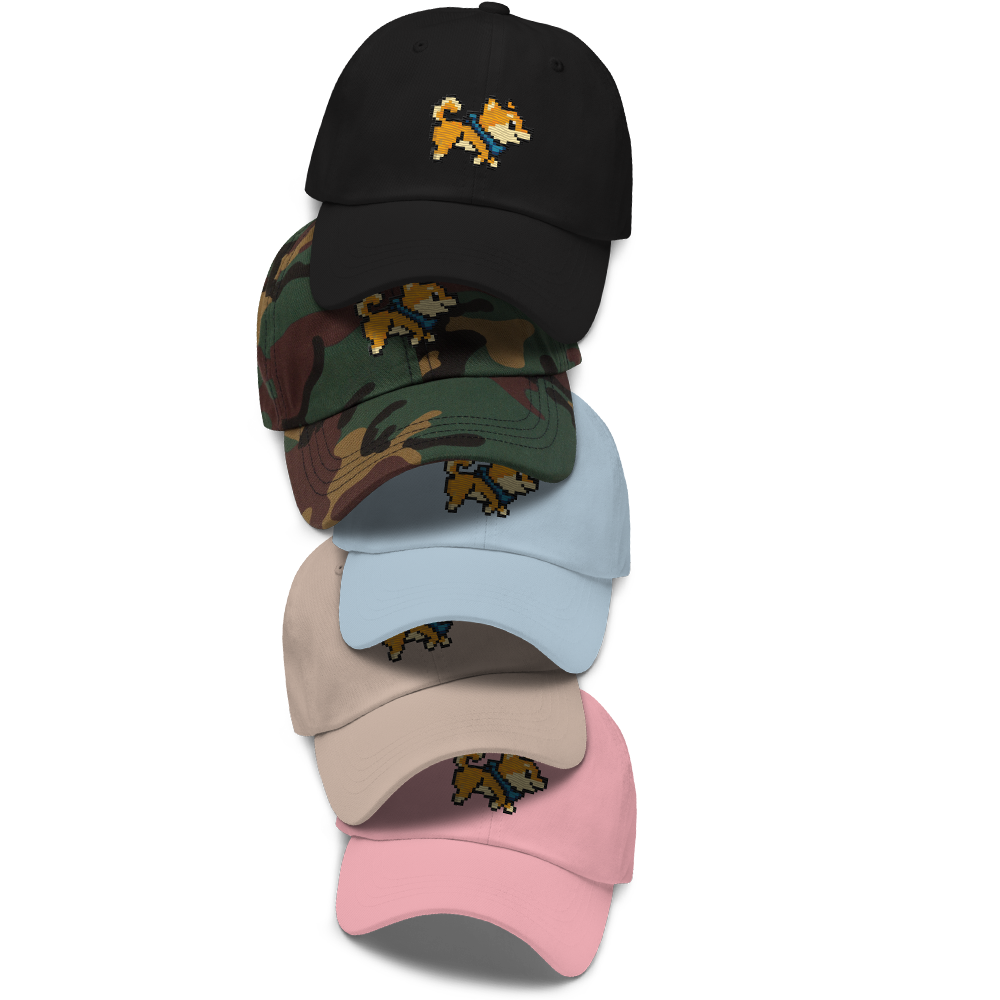 San Pixel Sprite Embroidered Dad Hat