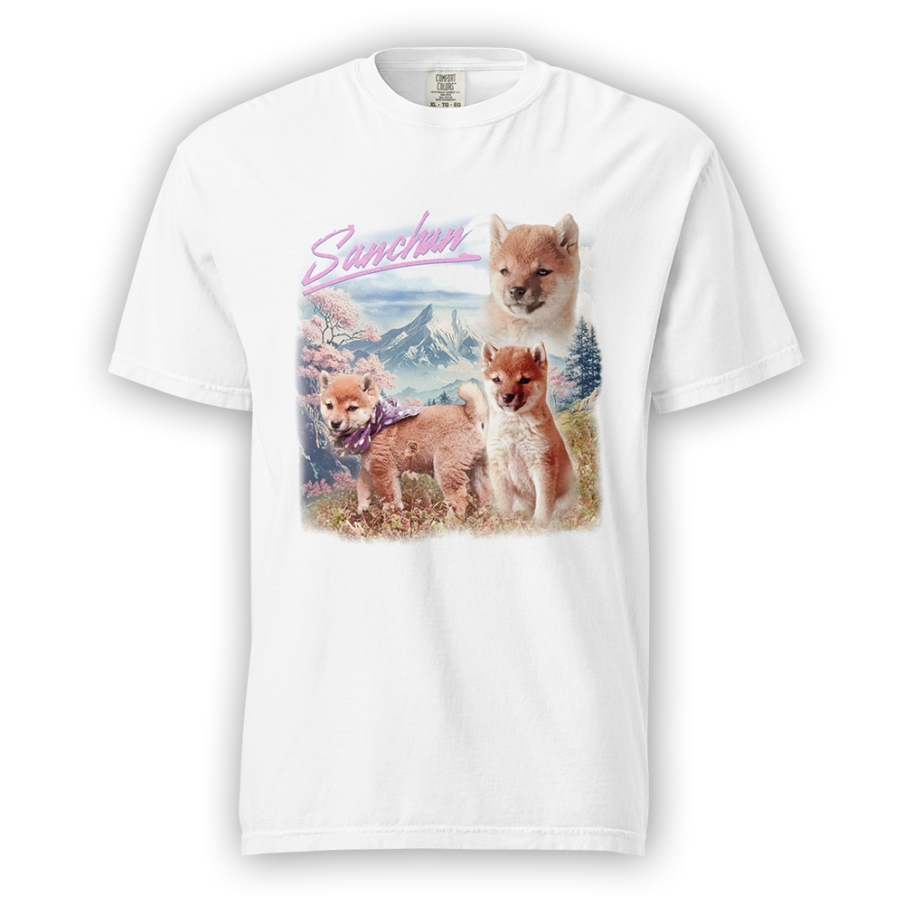 Vintage 80s Japanese Landscape Graphic Tee