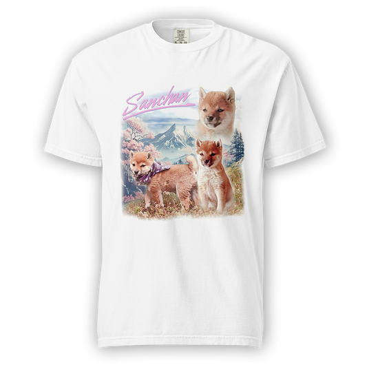 Vintage 80s Japanese Landscape Graphic Tee