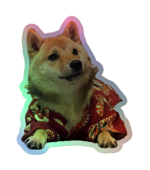 Holographic Sticker: San in Kimono