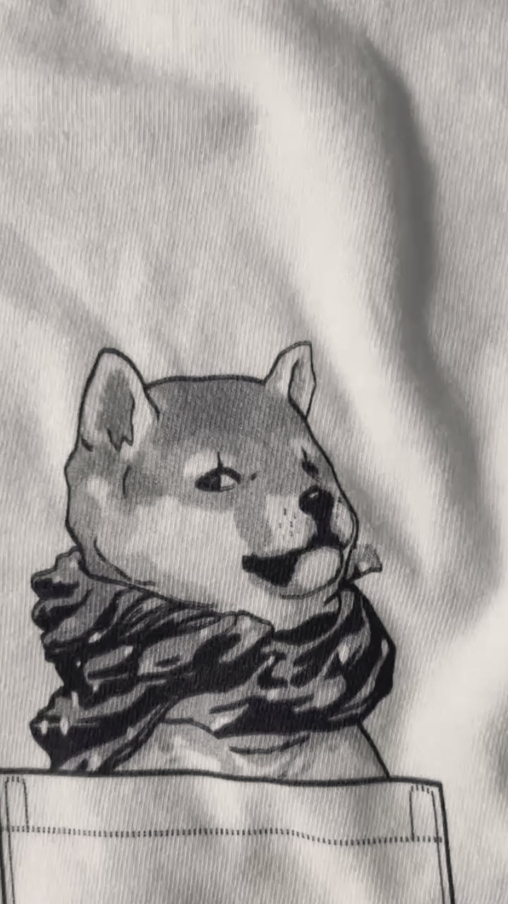 Cute Shiba San Chan Pocket Tee