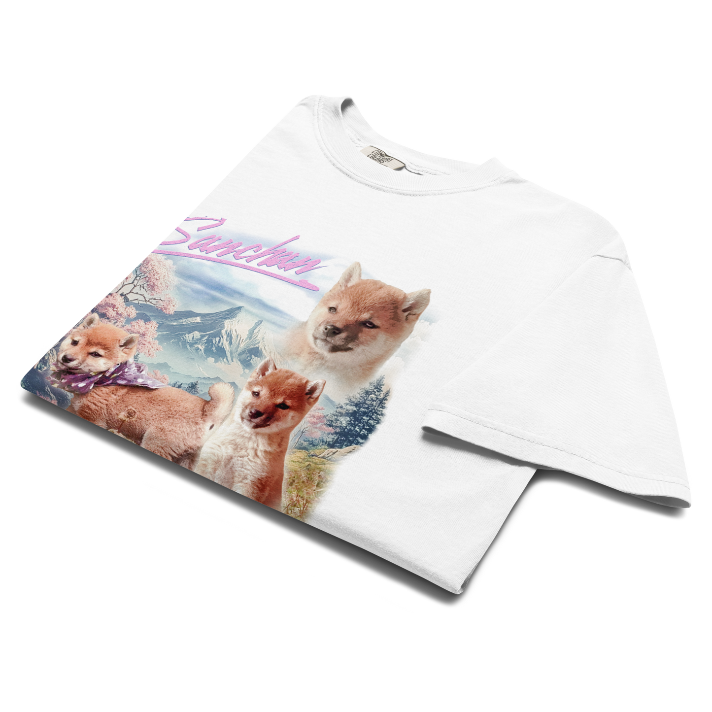 Vintage 80s Japanese Landscape Graphic Tee