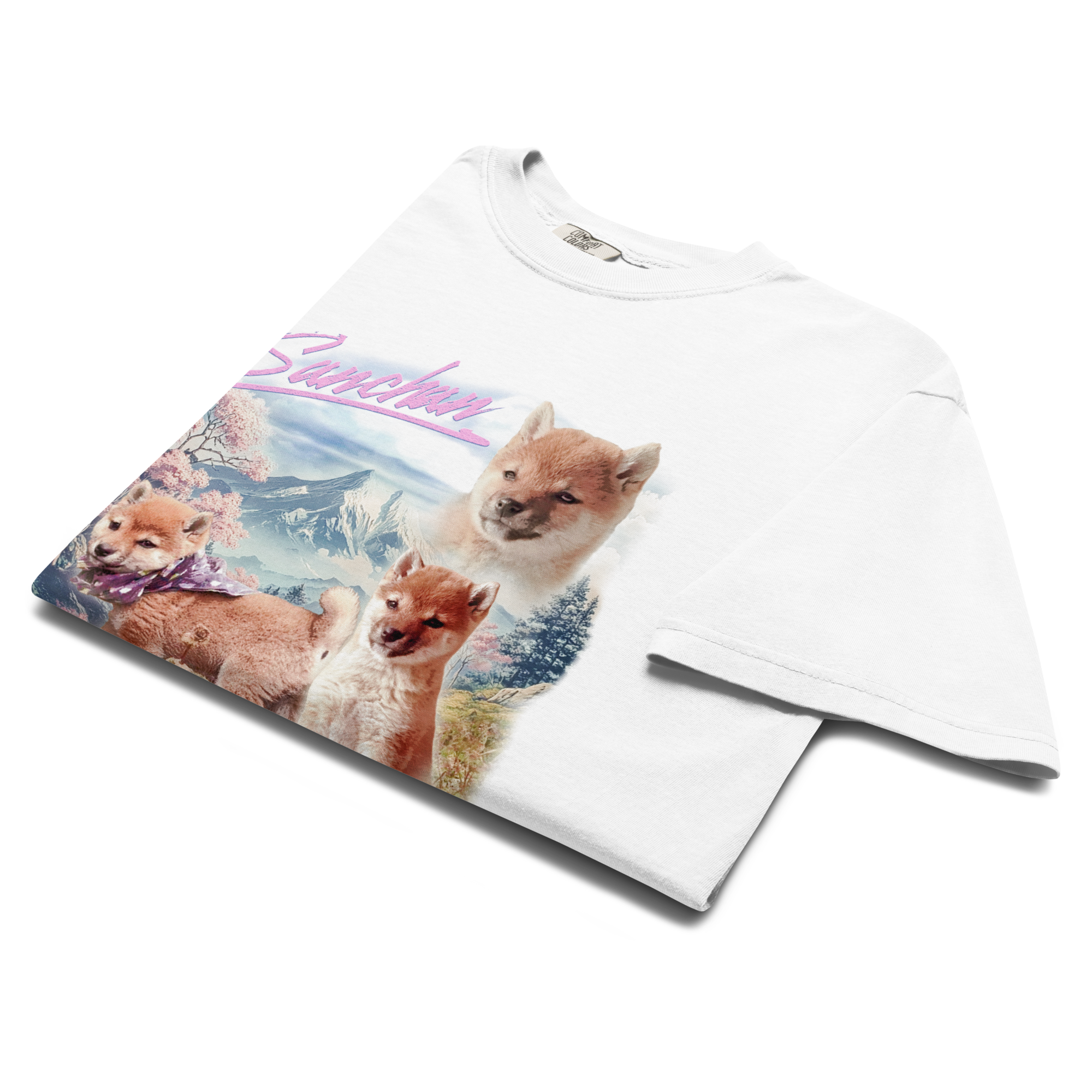 Vintage 80s Japanese Landscape Graphic Tee